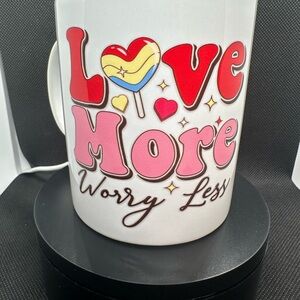 ❤️Heartfelt Mug with Red and Pink Accents❤️